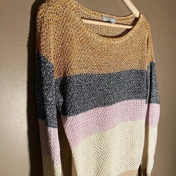 Joie striped cotton  sweater - Picture 3 of 5